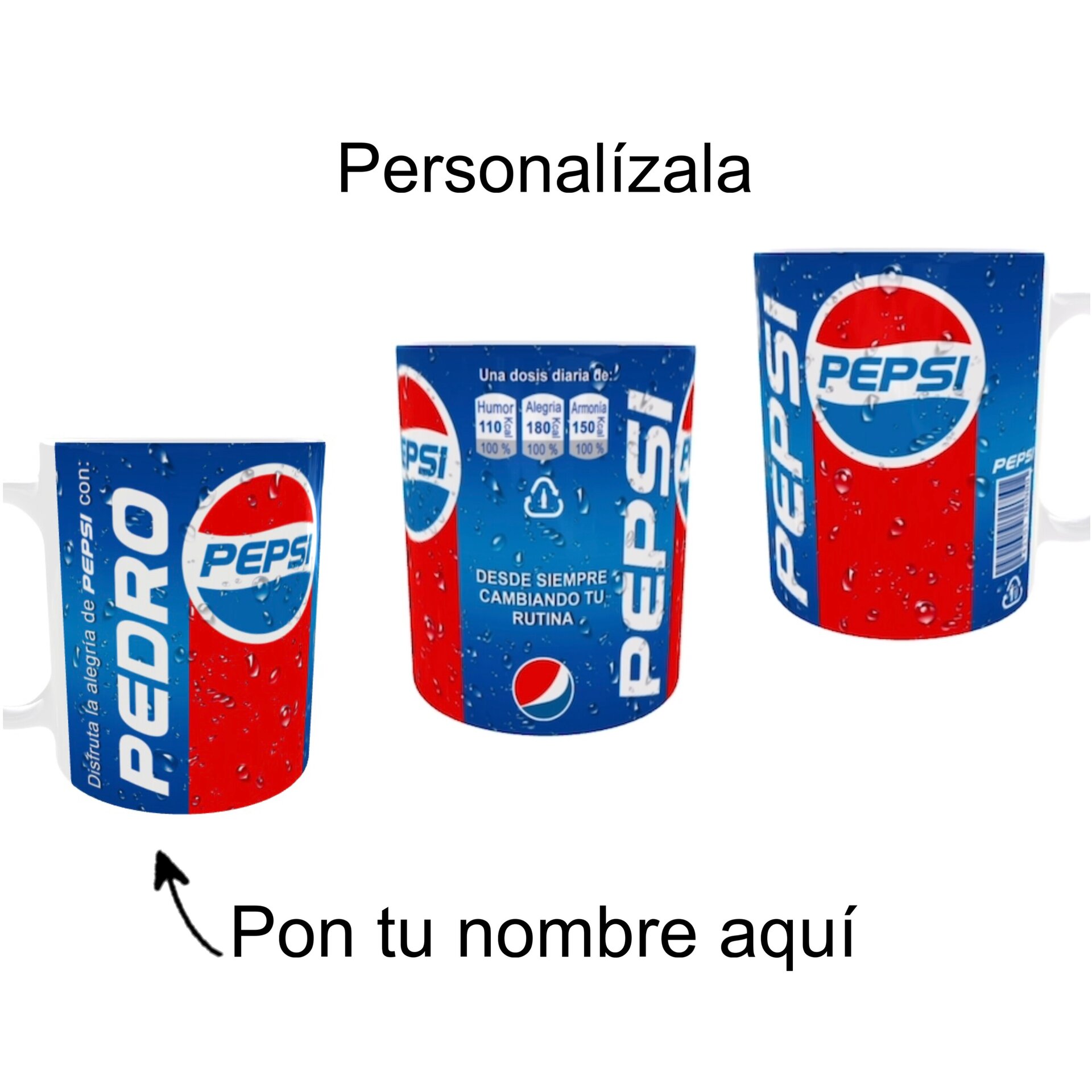Taza Pepsi Personalizable - 4