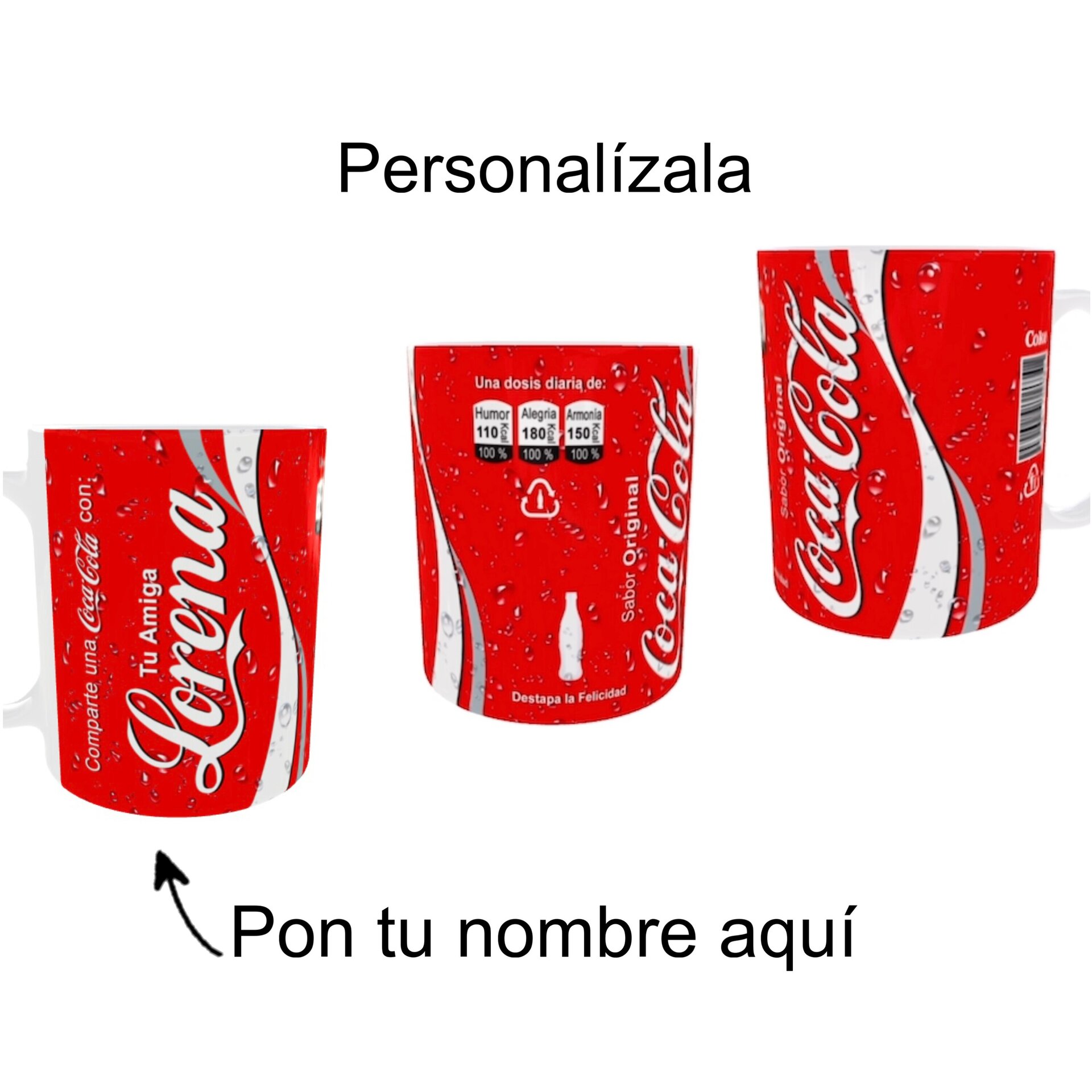 Taza Cola Personalizable - 4