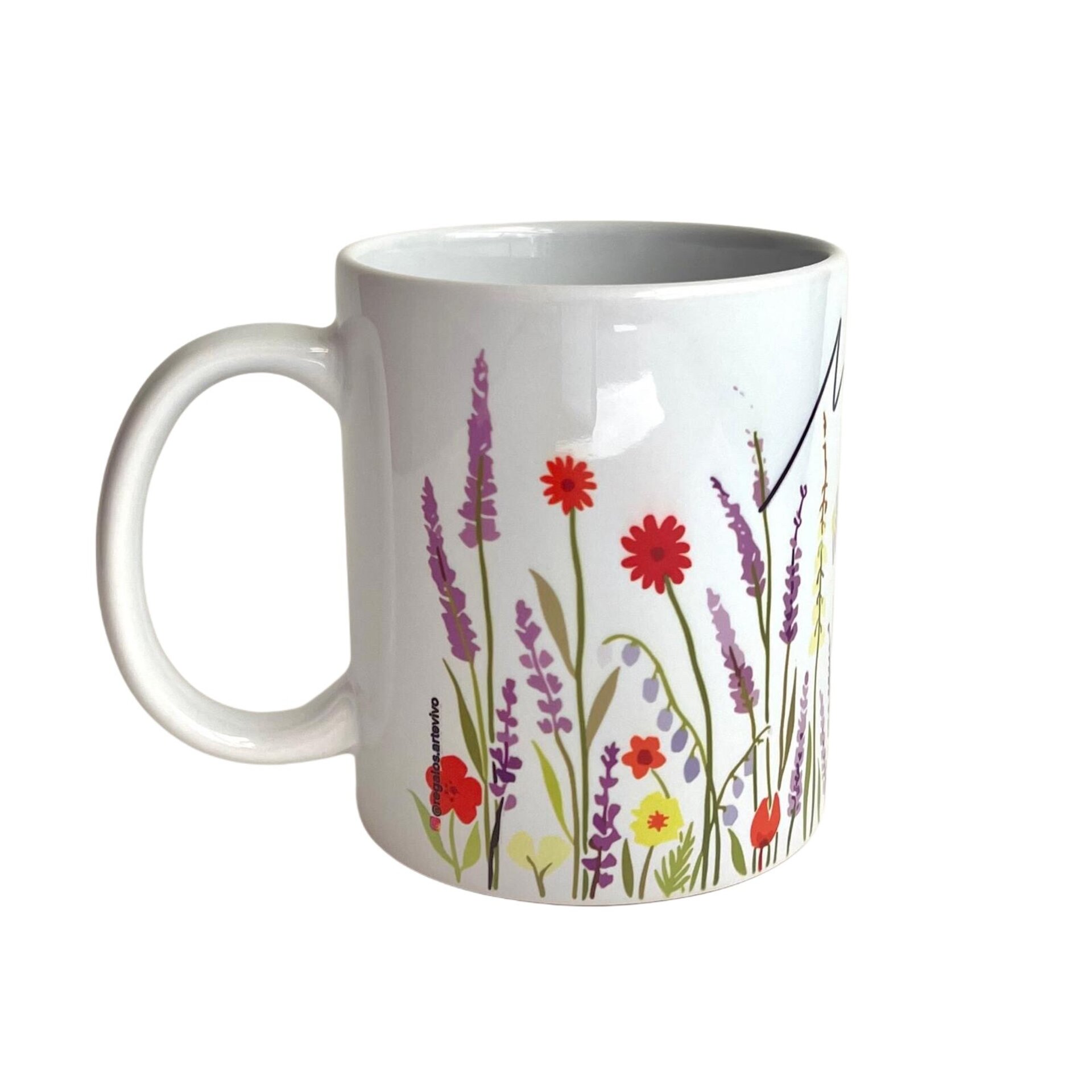 Taza Flores para Mamá - 2